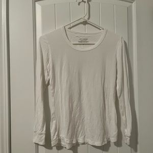 Soft White Long Sleeve Shirt